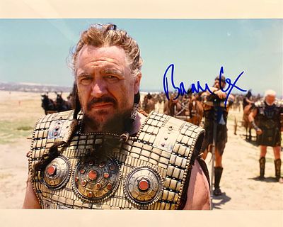 Troy Brian Cox Signed Movie Photo. Troy Signed Movie Photo Autographed by Brian Cox. 8x10 inches