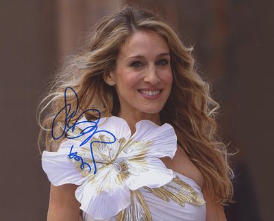 Sex In The City Sarah Jessica Parker signed photo. Sex and the City star Sarah Jessica Parker 
