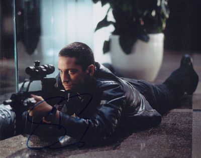 Lara Croft Tomb Raider Gerard Butler Signed Photo. Actor who starred in 'Lara Croft Tomb Raider' 