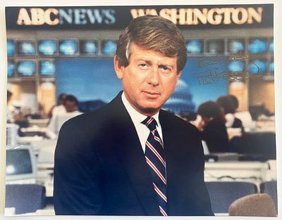 Broadcaster Ted Koppel signed photo. Ted Koppel signed photo. 10x8 inches