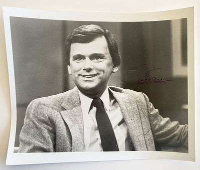 Game Show Host Pat Sajak signed photo. Pat Sajak signed photo. 10x8 inches