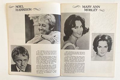 Mary Ann Mobley signed Half a Sixpence program. 9x12 inches
