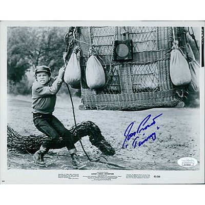 Lassie Jon Provost Signed Photo JSA. Jon Provost signed Lassie's Great Adventure 8x10 glossy 