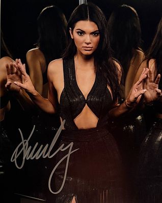Kendall Jenner signed photo. 8x10 inches