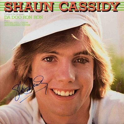 Shaun Cassidy Da Doo Ron Ron signed album. Shaun Cassidy 1977 Da Doo Ron Ron signed album 