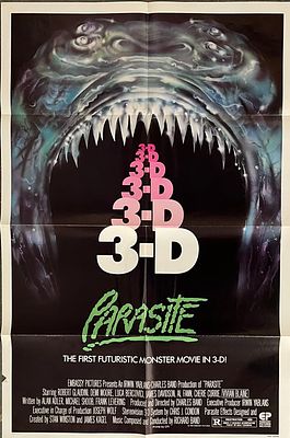 Parasite original 1982 movie poster. 27x41 inches
