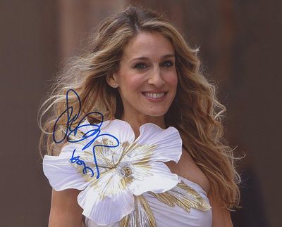 Sex In The City Sarah Jessica Parker signed photo. Sex and the City star Sarah Jessica Parker 