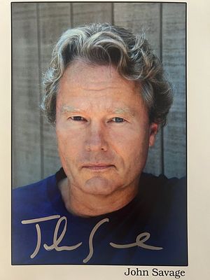 The Deer Hunter John Savage signed photo. John Savage signed photo. 8x10 inches