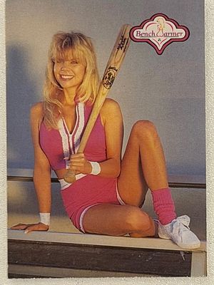 Diane Schumaker Bench Warmer Swimsuit Models 1992 Collector Card. Bench Warmers Swimsuit Models 