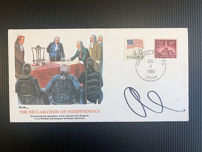 Alan Morton Dershowitz signed first day cover