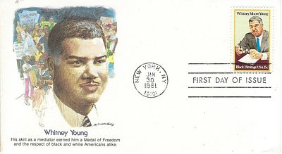 Whitney Young FDC. Whitney Young USA FDC, New York NY - Jan. 30 1981