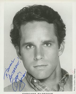 Logans Run Gregory Harrison signed photo. Gregory Harrison signed photo. 8x10 inches