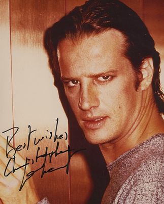 Tarzan Christopher Lambert signed photo. Christopher Lambert signed photo 8x10 inches.
