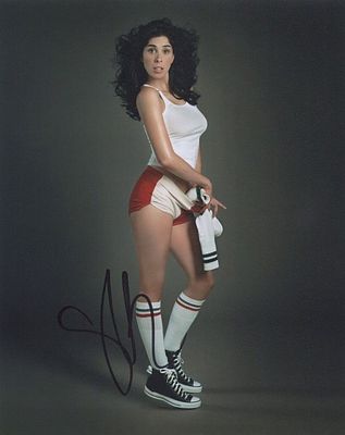Saturday Night Live Sarah Silverman Signed Photo. Comedienne who starred on 'Saturday Night 