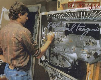 Star Wars: Episode VI - Return of the Jedi Michael Pangrazio Signed Photo. Visual Effects artist 