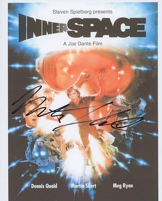 Innerspace Martin Short signed movie photo. Innerspace signed movie photo autographed by Martin 