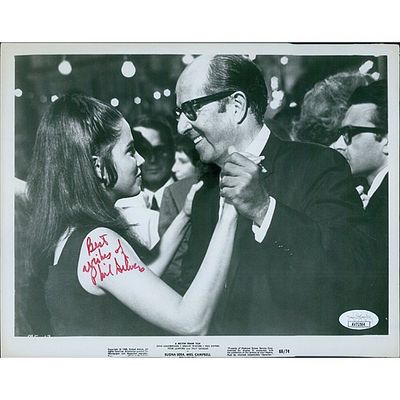 Buona Sera, Mrs. Campbell Phil Silvers Signed 8x10 Glossy Photo JSA Auth Kinks. Signed Phil 