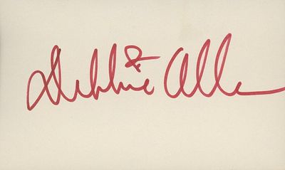 Fame Debbie Allen original signature. Debbie Allen original signature