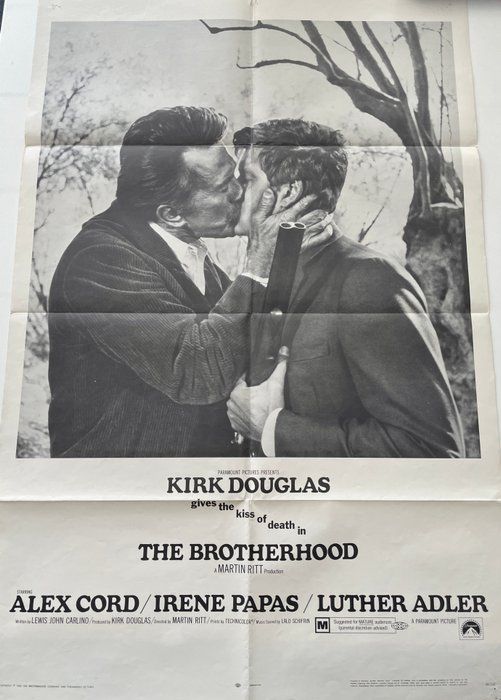 Lot 215: The Brotherhood 1968 vintage movie poster