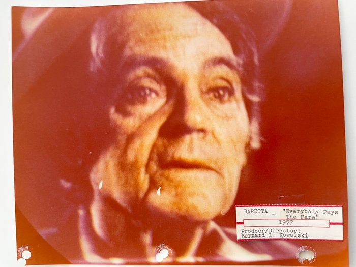 Lot 217: Baretta Eddie Quillan original 1977 vintage photo