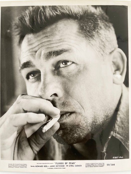 Lot 228: Floods of Fear Howard Keel original 1959 vintage movie photo