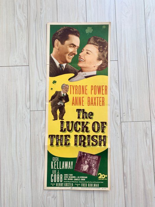 Lot 239: The Luck of the Irish original 1948 vintage insert movie poster