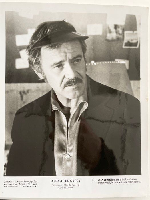 Lot 240: Alex & the Gypsy Jack Lemmon movie photo