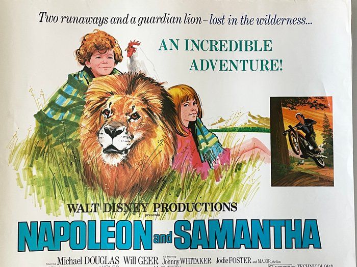 Lot 243: Napoleon and Samantha 1972 vintage movie poster