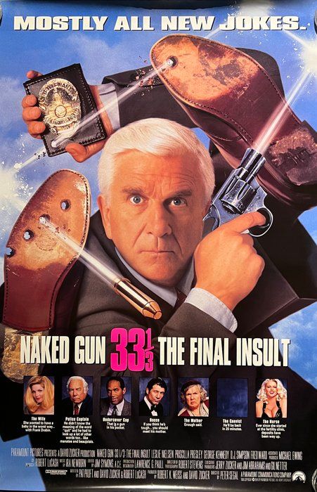 Lot 261: Naked Gun 33 1/3 The Final Insult 1994 original movie poster