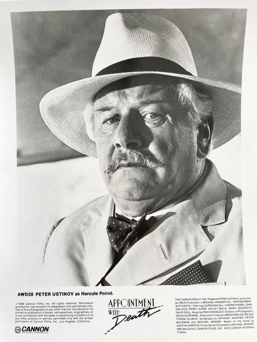 Lot 262: Appointment with Death Peter Ustinov unsigned photo