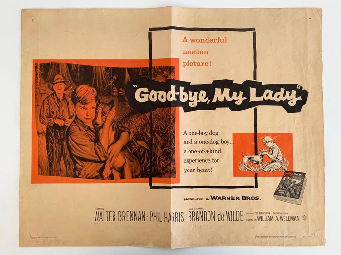 Lot 283: Good-bye, My Lady vintage movie poster