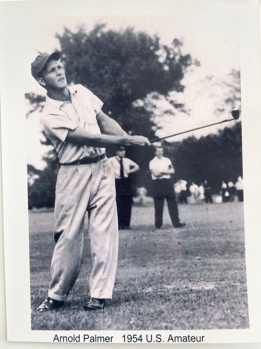 Lot 310: Arnold Palmer 1954 unsigned photo