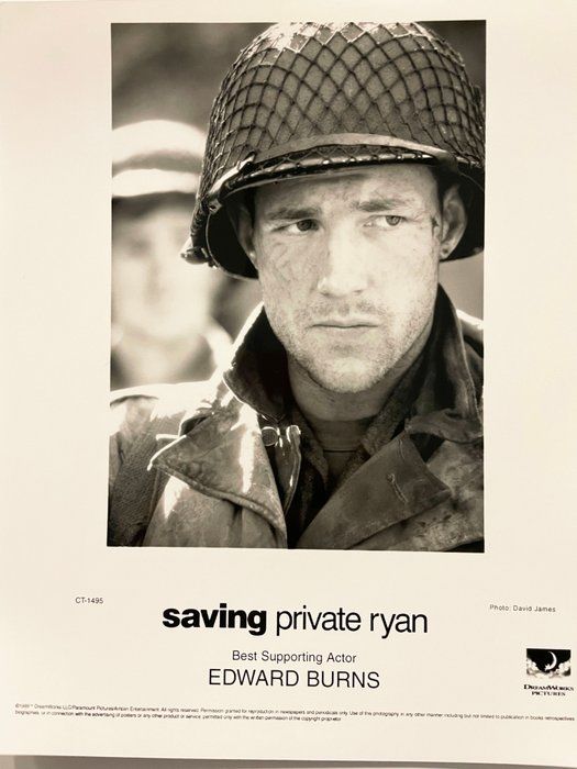Lot 327: Saving Private Ryan Edward Burns movie photo