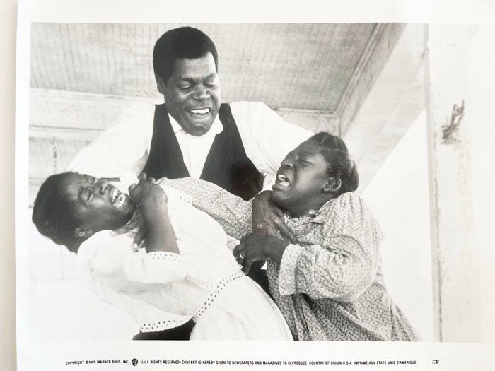 Lot 329: 1985 The Color Purple cast unsigned movie photo
