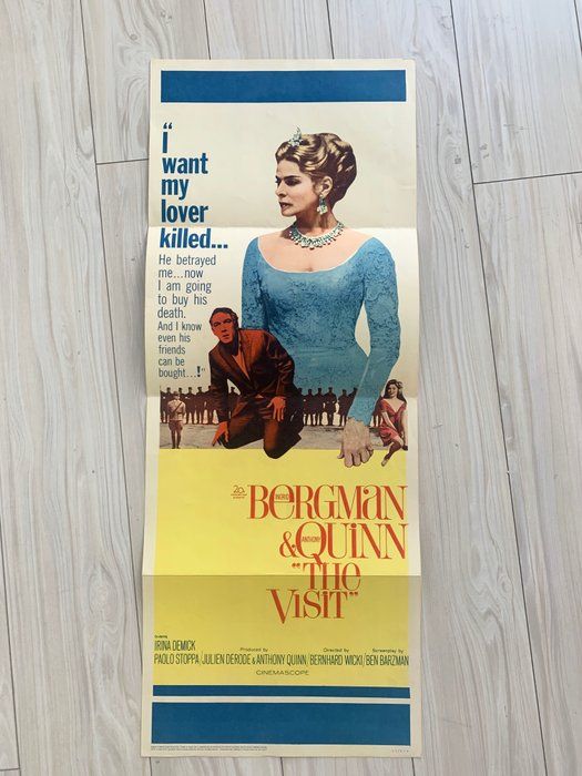 Lot 354: The Visit original 1964 vintage movie poster