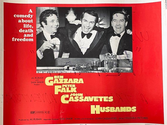 Lot 355: Husbands 1970 vintage movie poster