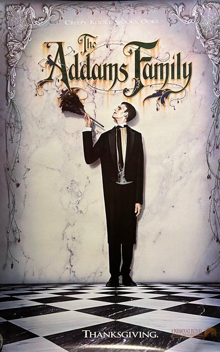 Lot 364: The Addams Family 1991 original movie poster