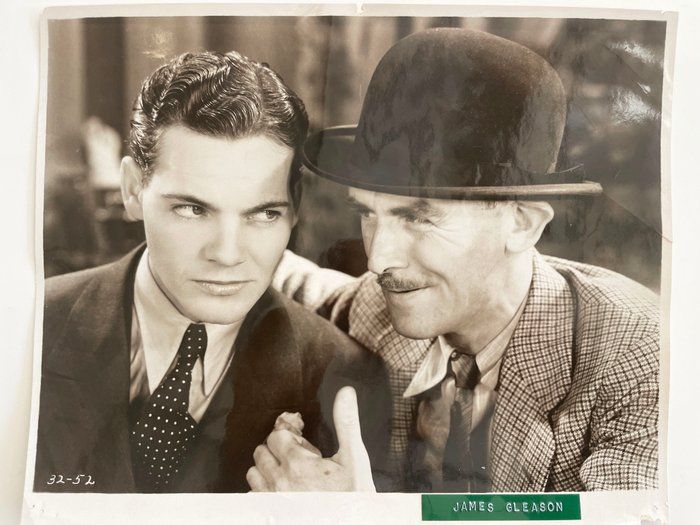 Lot 376: Sweepstakes Eddie Quillan and James Gleason vintage movie photo