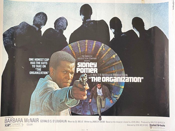 Lot 389: The Organization 1971 vintage movie poster