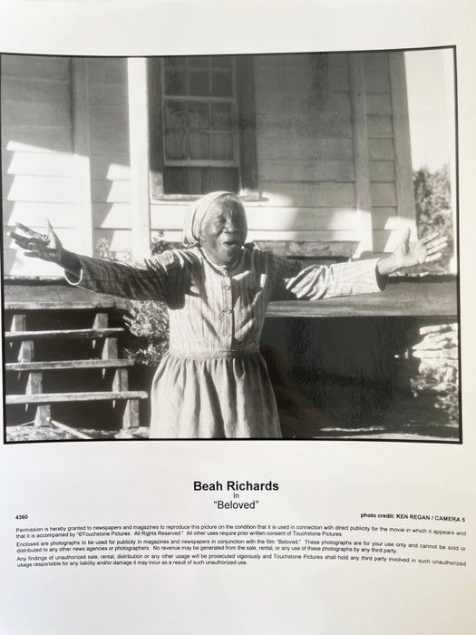 Lot 416: Beloved Beah Richards vintage movie photo