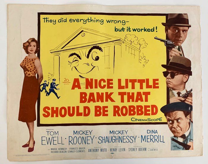 Lot 434: A Nice Little Bank That Should Be Robbed vintage movie poster