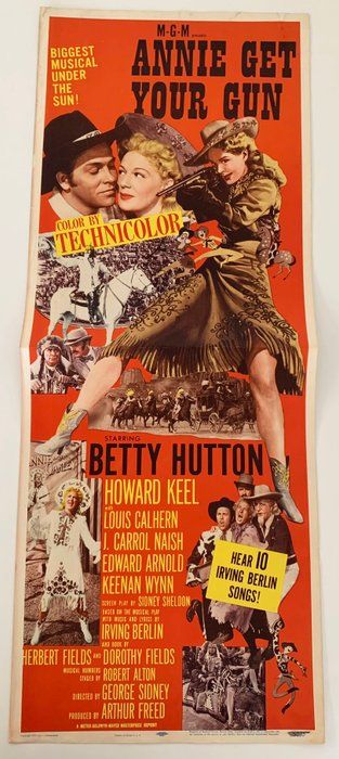 Lot 439: Annie Get Your Gun vintage movie poster
