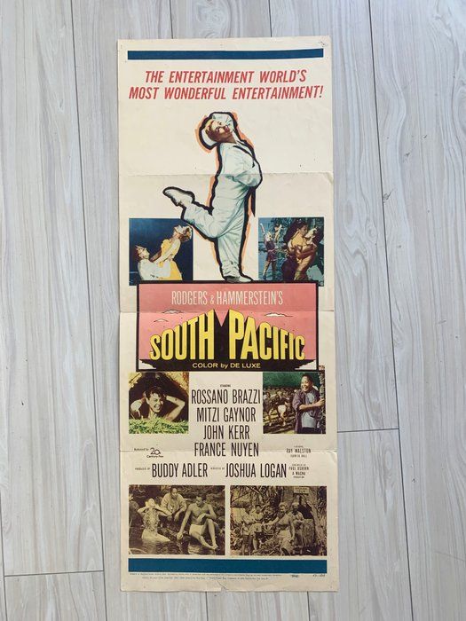 Lot 447: South Pacific original 1959 vintage movie poster