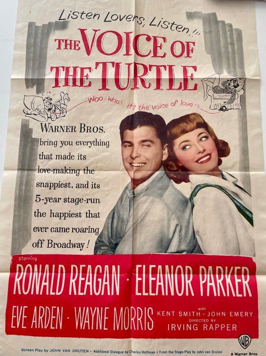 Lot 457: The Voice of the Turtle 1948 vintage movie poster