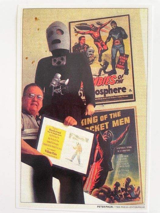 Lot 458: Rocket Man Rocketsuit vintage photo
