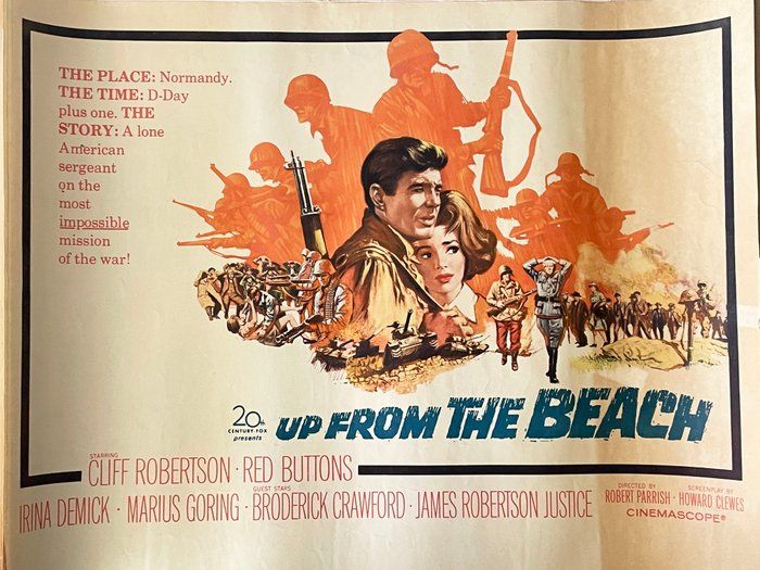 Lot 462: Up from the Beach 1965 vintage movie poster