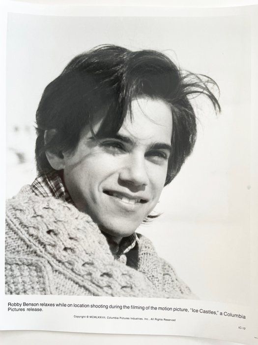Lot 469: Ice Castles Robby Benson original 1978 vintage movie photo