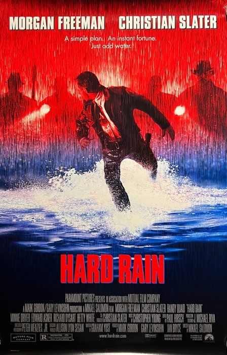 Lot 495: Hard Rain 1998 Original Movie Poster