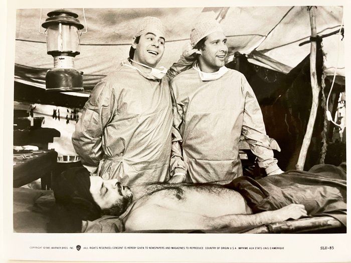 Lot 500: Spies Like Us Dan Aykroyd and Chevy Chase original 1985 vintage movie photo