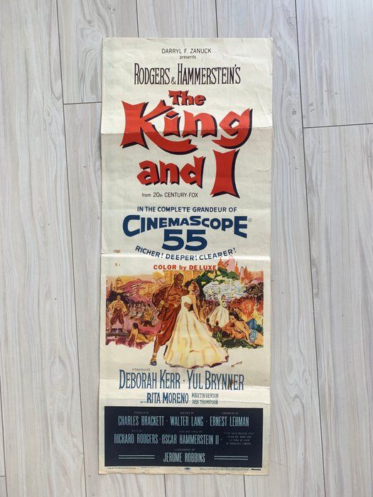 Lot 525: The King and I original 1956 vintage movie poster